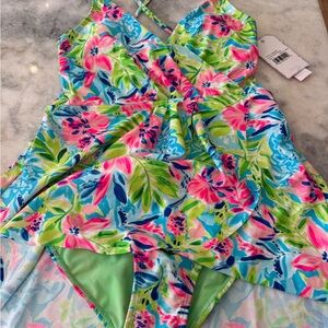 Tropical Floral Women's One-Piece Swimsuit